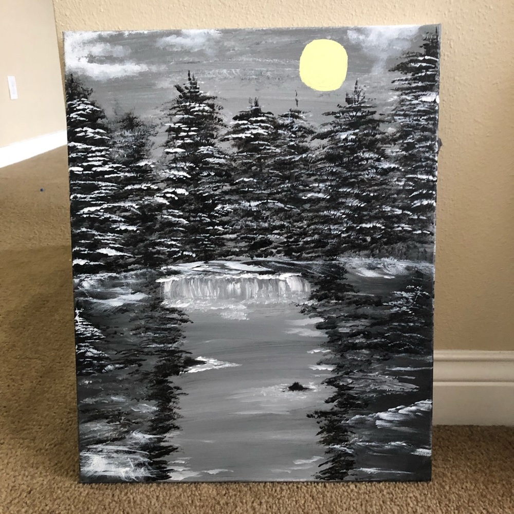 11 x 16 hand-painted artwork